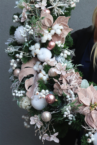 girlanda zimowa, Szampania, dł.160cm