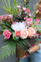 Genna, dekoracja bukiet nagrobny we wkładzie, wys.77cm 