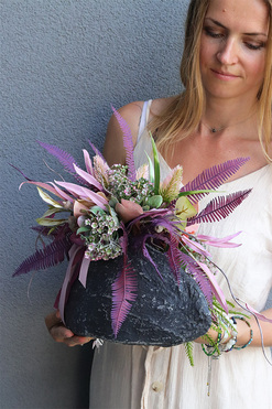 Sunflower Memorias Volcan, kompozycja nagrobna, wym.34x45x20cm