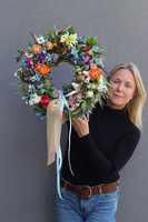 Frederica, kolorowy wianek dekoracyjny