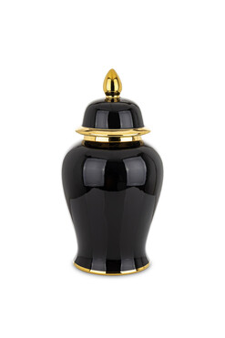 Kira, amfora pojemnik z pokrywką A, wym.47x23cm