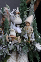 Rockefeller Center, świąteczny stroik w łyżwach