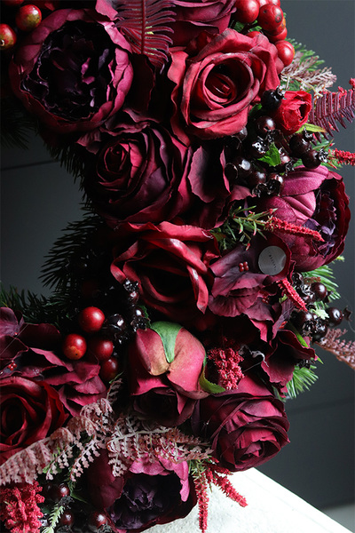 Bordonita, elegancki wieniec nagrobny