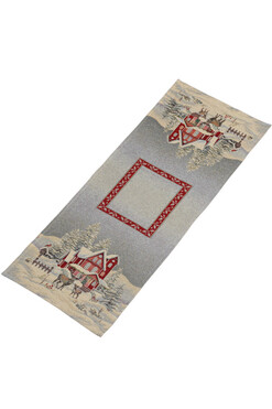 Red House, świąteczny bieżnik gobelinowy, 96x36cm 
