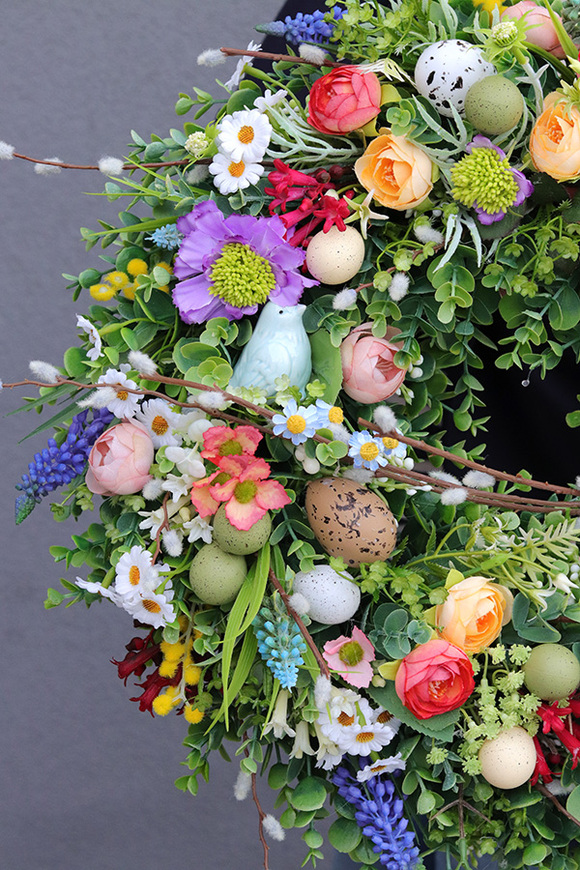 Merissa, wielkanocny wianek na drzwi