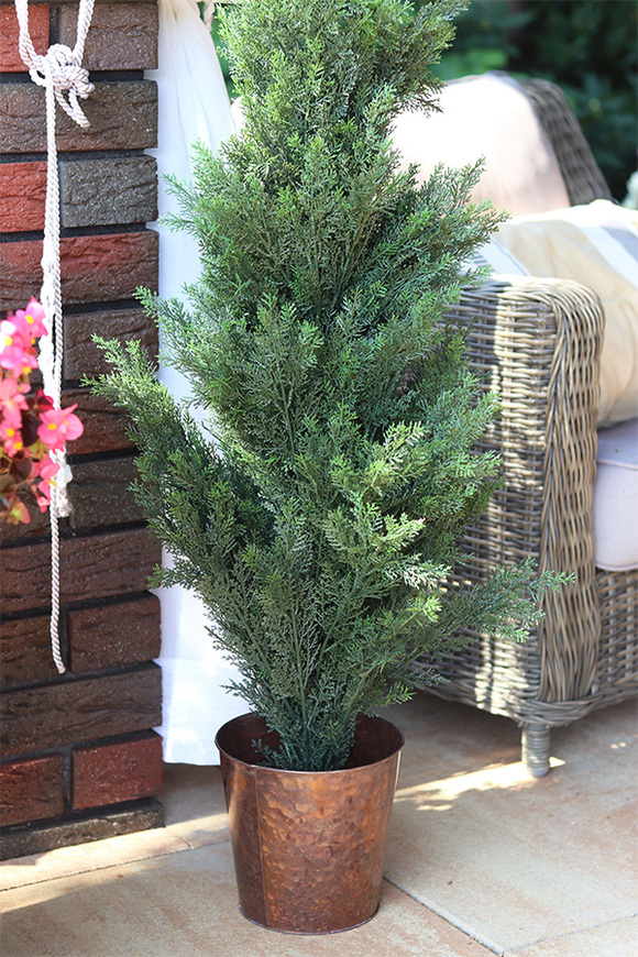 Tuja Copper 2, sztuczna roślina w doniczce