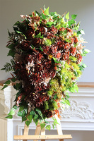 Mortario Luiza, duża wiązanka nagrobna