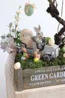 Modernita, nowoczesny stroik wielkanocny w skrzyneczce, wym.60x45x20cm