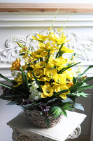 Słoneczna Pogoda, dekoracja nagrobna w koszu