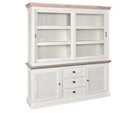 Bristol White kredens duży, wym.180x45x200cm