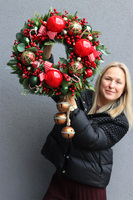 Apart American Christmas 4, świąteczny wianek do powieszenia