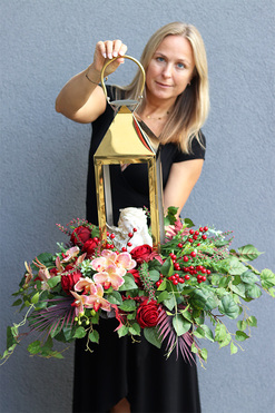 Angelo Garden Teriam, elegancka dekoracja nagrobna, wys.62cm