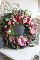 Bretania, komplet dekoracji 2szt, kompozycja & wianek