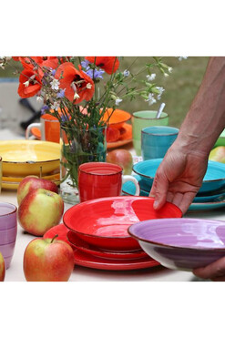 Rainbow Mexico, miska ceramiczna, kpl.6szt, śr.14cm