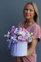 Very Pery, liliowy flowerbox kwiatowy tendom.pl