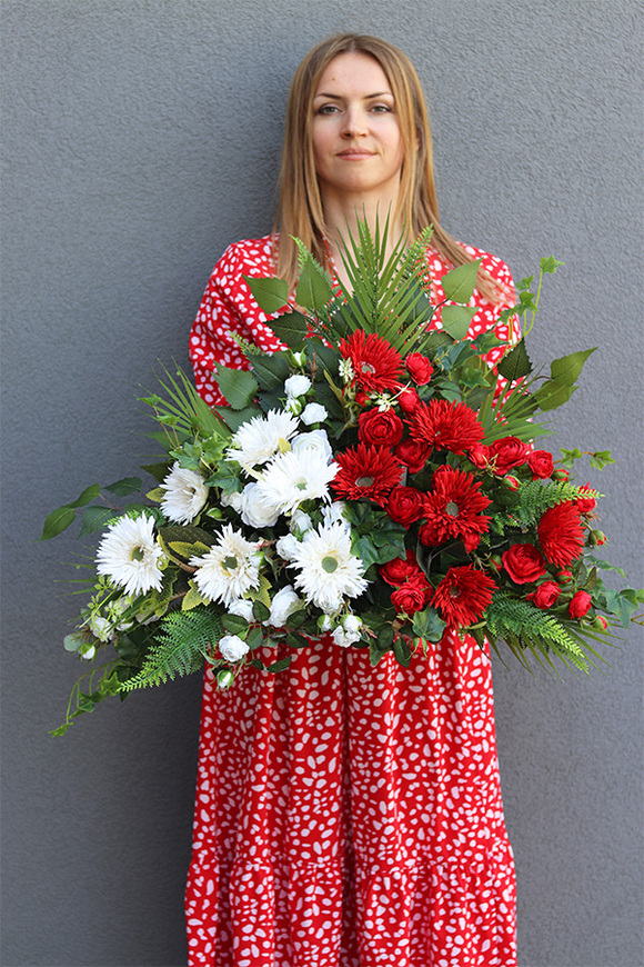 Polska, komplet dekoracji nagrobnych