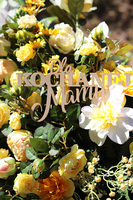 Złote Serce, wiązanka nagrobna serce z dedykacją