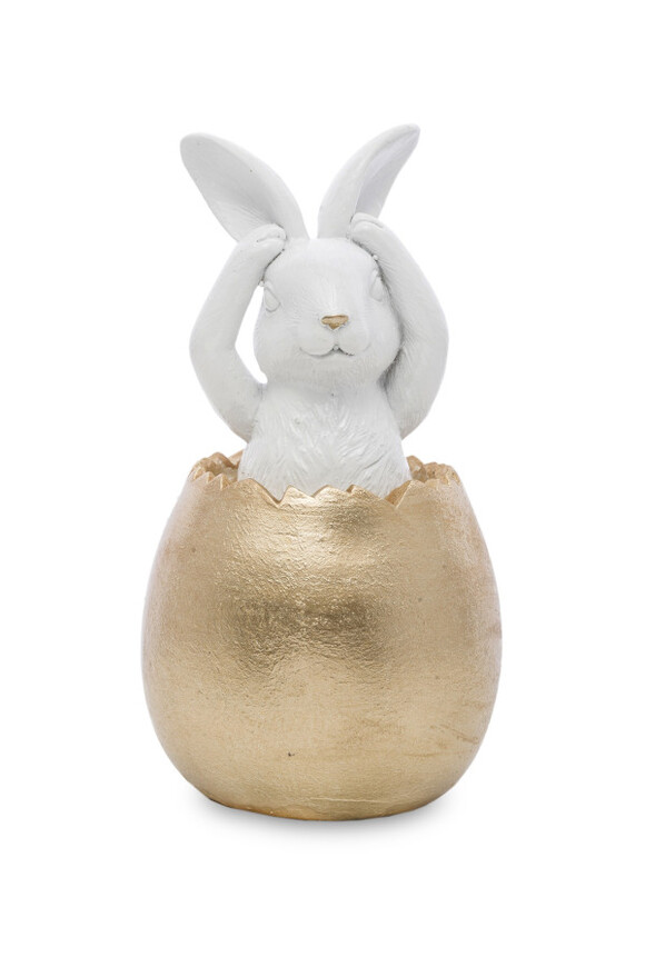 Gold Trio, figurka zajączek wielkanocny