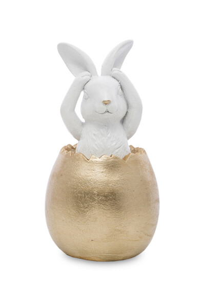 Gold Trio, figurka zajączek wielkanocny