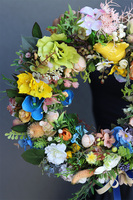 Summer Birds, wianek dekoracyjny z ptaszkiem