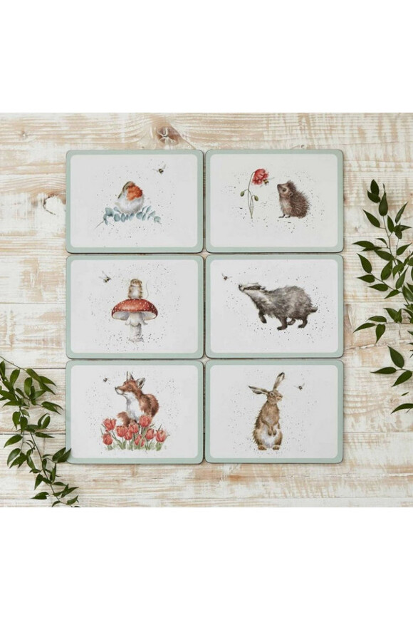 Wrendale podkładki pod talerz korkowe średnie	