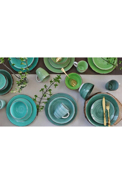 Mint Line, talerze deserowe, kpl.6szt, śr.19cm