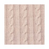 Knitted, wełniana poszewka na poduszkę, pudrowy róż, wym.45x45cm