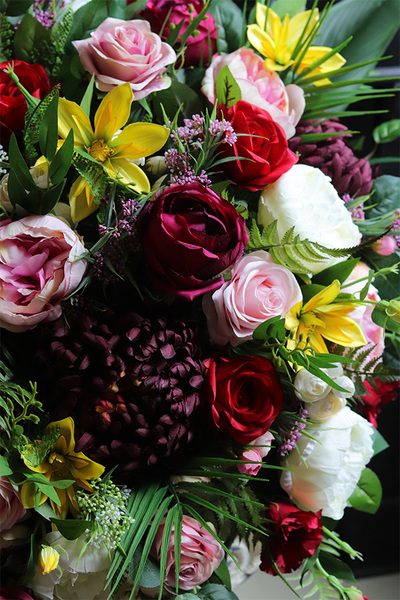 Nerita Kolor, kompozycja nagrobna w naczyniu