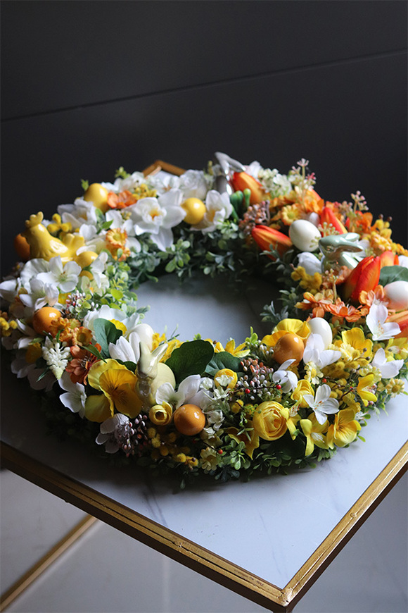 Trenata, stroik wielkanocny wianek