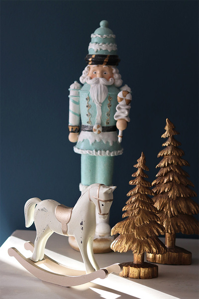 Candycracker LED Mint, figurka dziadek do orzechów