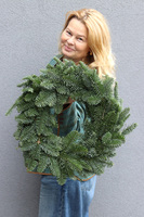 Nobilis, wianek świąteczny z żywych gałązek