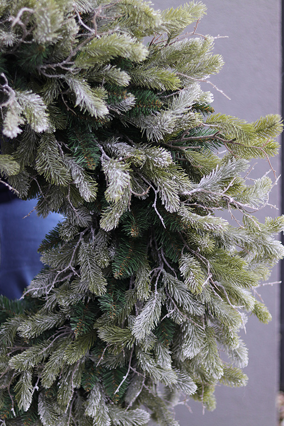 Leśna Droga, świąteczny wianek dekoracyjny