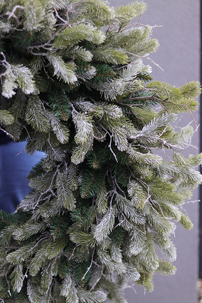 Leśna Droga, świąteczny wianek dekoracyjny