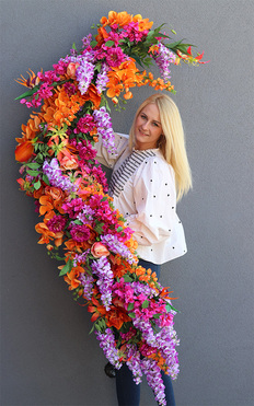 Lawa Glorioza, egzotyczna girlanda dekoracyjna, dł.200cm