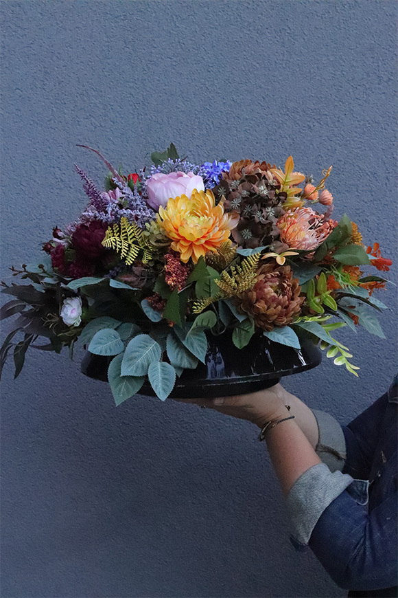 Kolorowe Niebo, komplet dekoracji nagrobnych