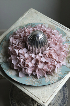 Simple Easter, wielkanocny stroik na talerzu, wym.12x33cm   