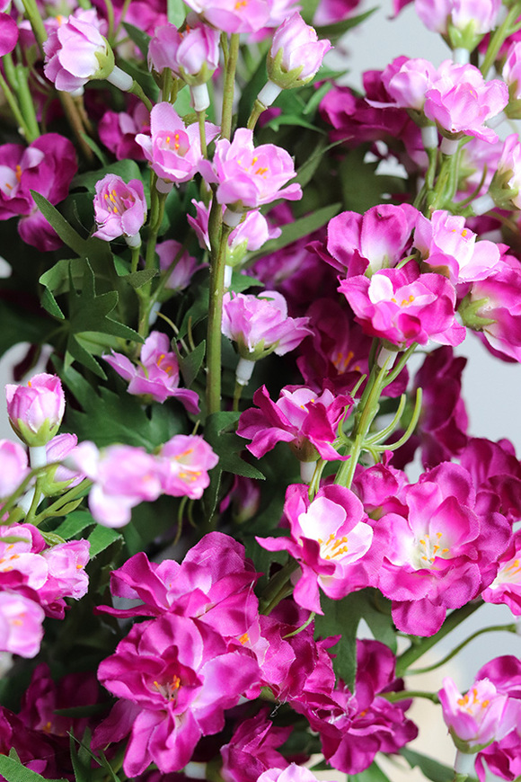 Pink FLowers 2, różowy wianek na drzwi