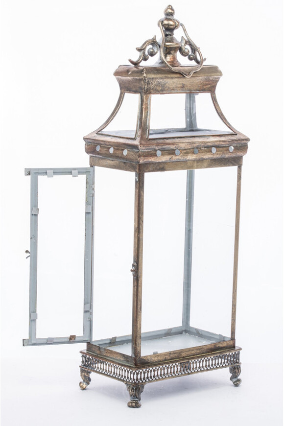 Oriental, duży lampion metalowy