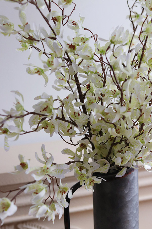 Forsycja Roseum, sztuczny kwiat na gałązce