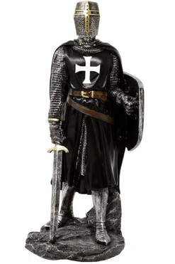 Templarius B, figurka rycerza krzyżowca, wys.30cm