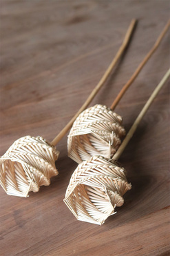 Sunday A, słomiana dekoracja, dł.50cm