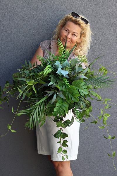 Wedding zielona kompozycja do twojej donicy