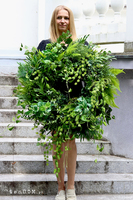 Zielonka, duży sufitowy wianek	