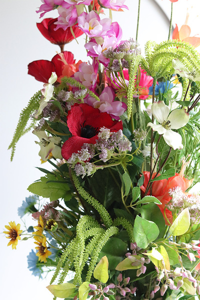 Morizon White, dekoracyjny bukiet w wazonie