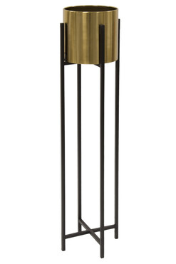 Modern Gold A, kwietnik osłonka na stojaku, wys.121cm