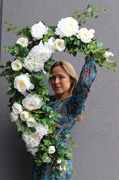 dekoracyjna girlanda, Biała Dama 2, dł.1.5m