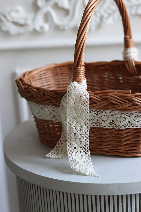 Prostota, dekorowany koszyczek wielkanocny