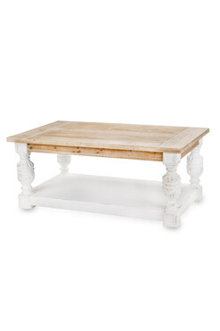 stół / ława ozdobna Prowansja, wym.50x120x70cm