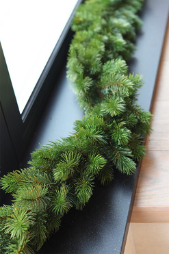 Natural Christmas New, gęsta girlanda świąteczna, dł.190cm