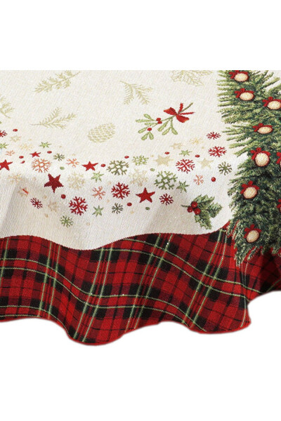 Tartan Xmas, świąteczny bieżnik gobelinowy
